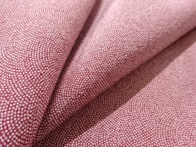  作家物　一つ紋極鮫小紋着物